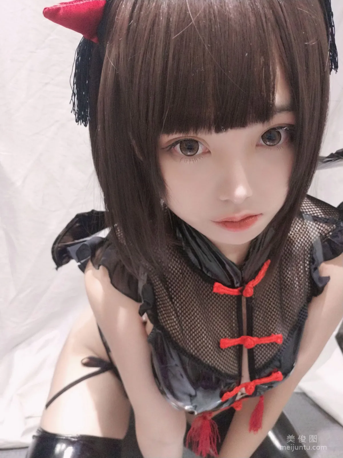 [Cosplay] Cute Girl Mizhi Maoqiu, Little Devil Selfie Photo Set photo 23