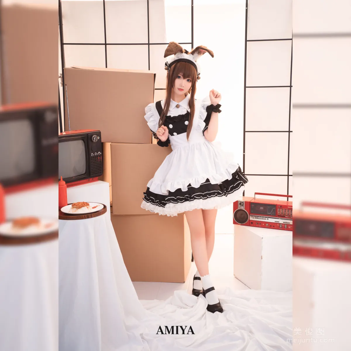 [Cosplay] Cute Popular Coser Mianbing Xianer - Amiya Maid photo 5