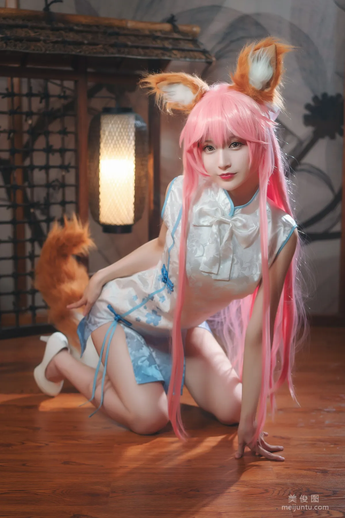 [Cosplay] 動漫博主鐵闆燒鬼舞w - 玉藻前 旗袍 寫真集 2