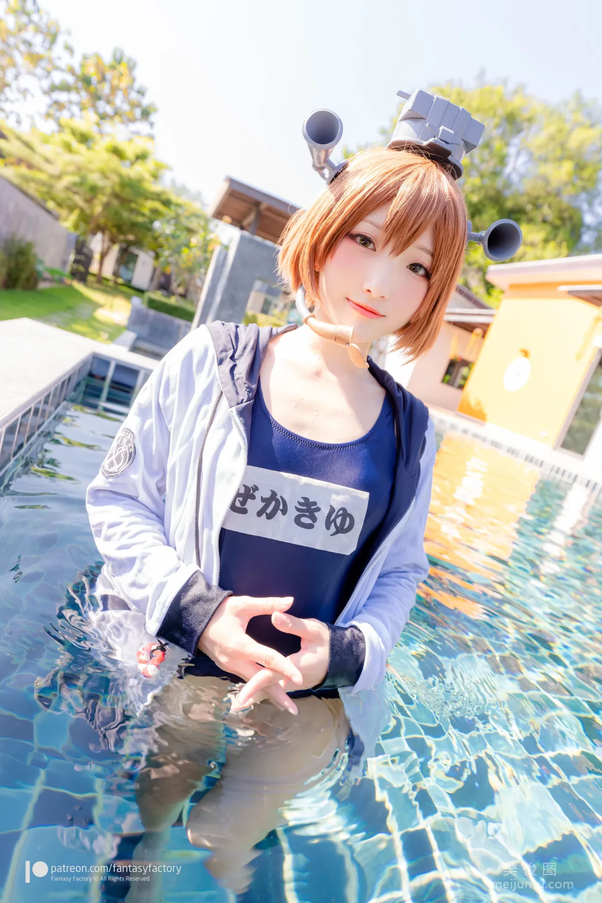 [Cosplay] Xiao Ding, Fantasy Factory - Maid, JK, School Swimsuit photo 34