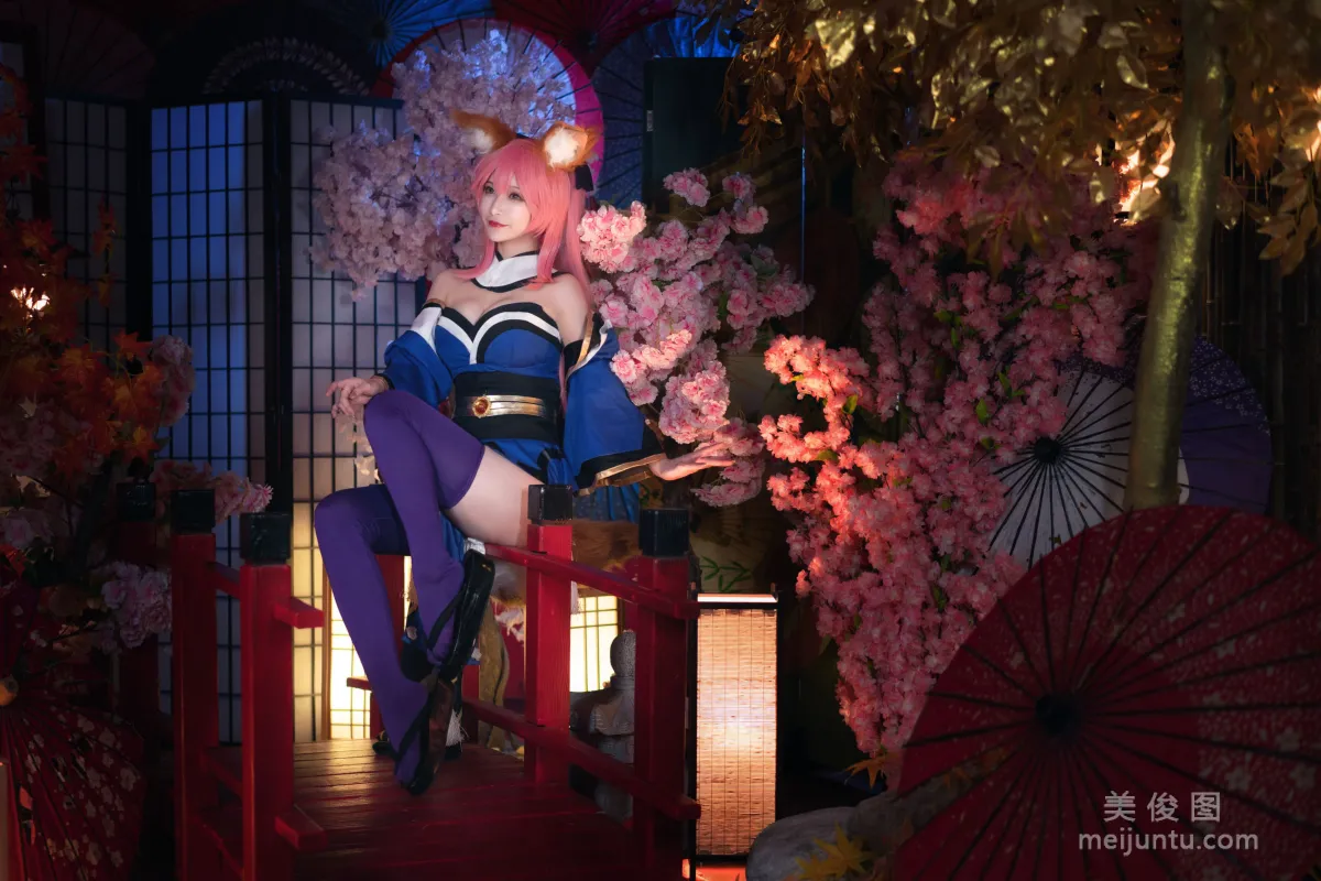 [Cosplay] Anime Blogger Tieban Shaogui Wu w - Tamamo no Mae Original Skin photo 13