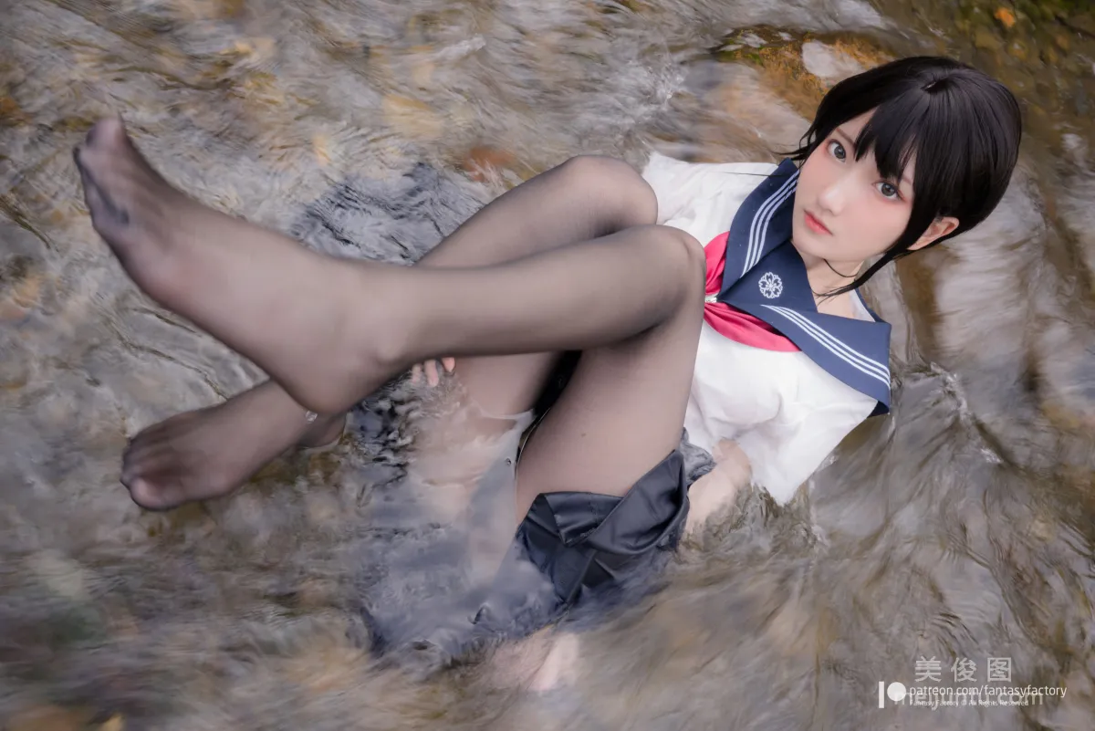 [Cosplay] Xiao Ding, Fantasy Factory - Maid, JK, School Swimsuit photo 60