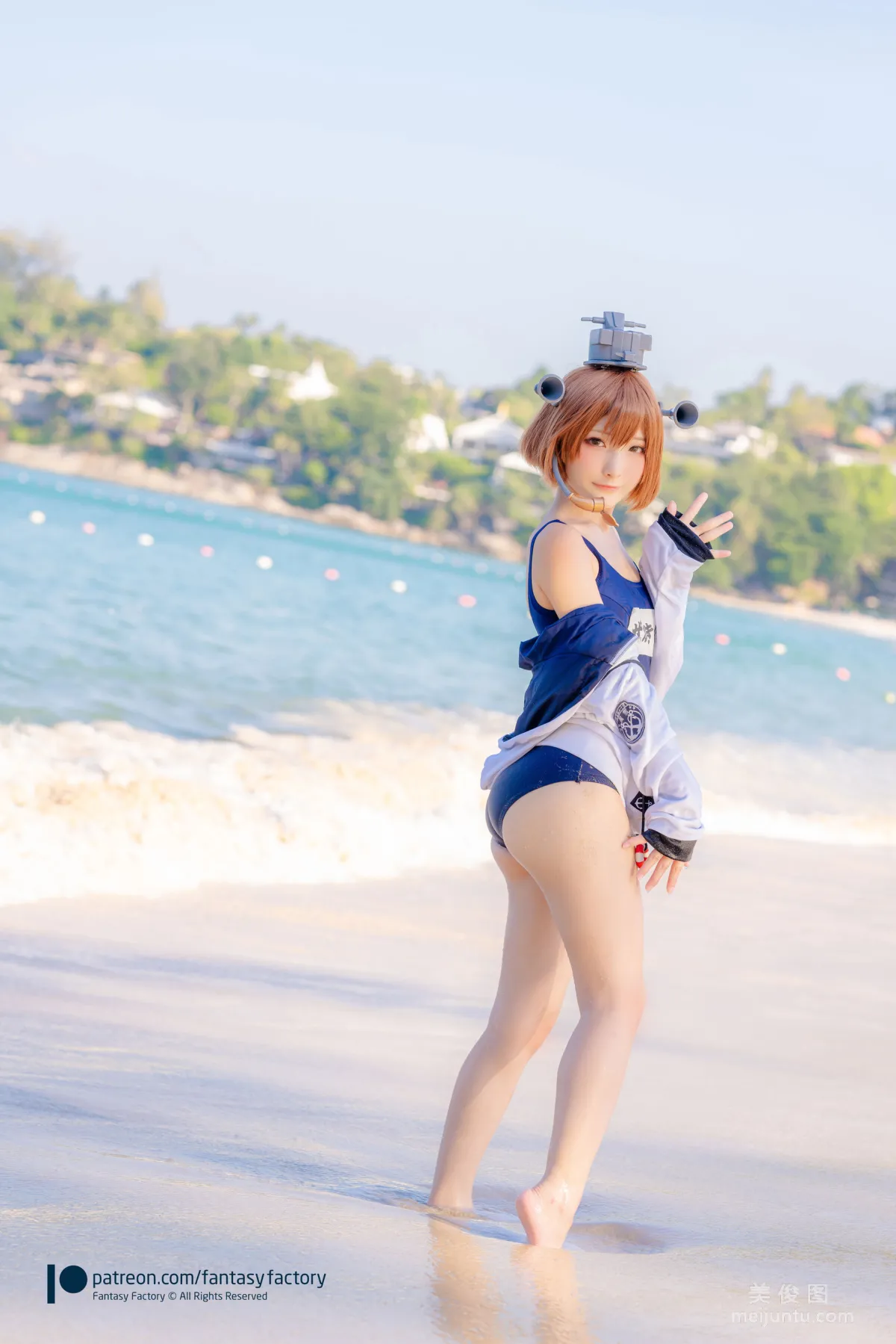 [Cosplay] Xiao Ding, Fantasy Factory - Maid, JK, School Swimsuit photo 22
