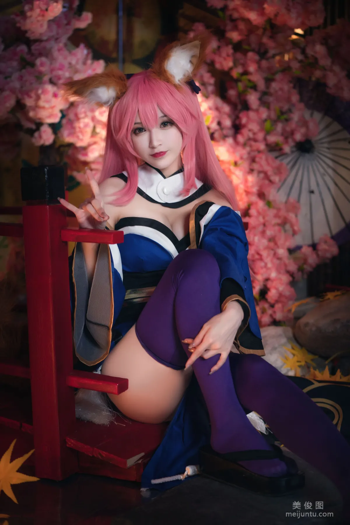 [Cosplay] Anime Blogger Tieban Shaogui Wu w - Tamamo no Mae Original Skin photo 23