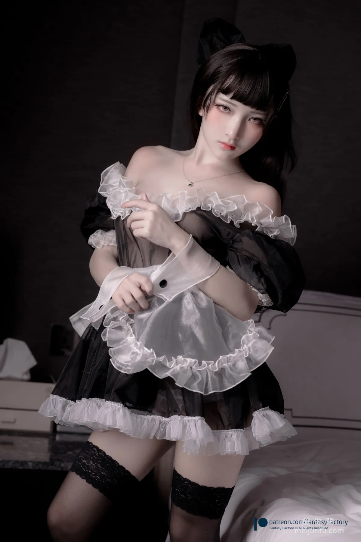 [Cosplay] Xiao Ding, Fantasy Factory - Maid, JK, School Swimsuit photo 125