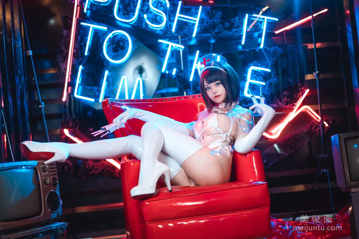 [Cosplay] Mizhi Maoqiu - Transparent Nurse Photo Set photo 9