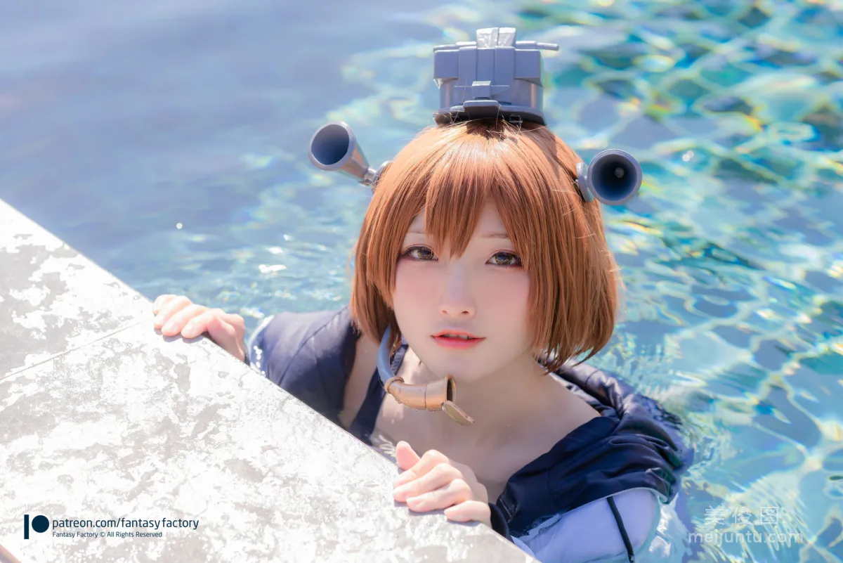 [Cosplay] Xiao Ding, Fantasy Factory - Maid, JK, School Swimsuit photo 38