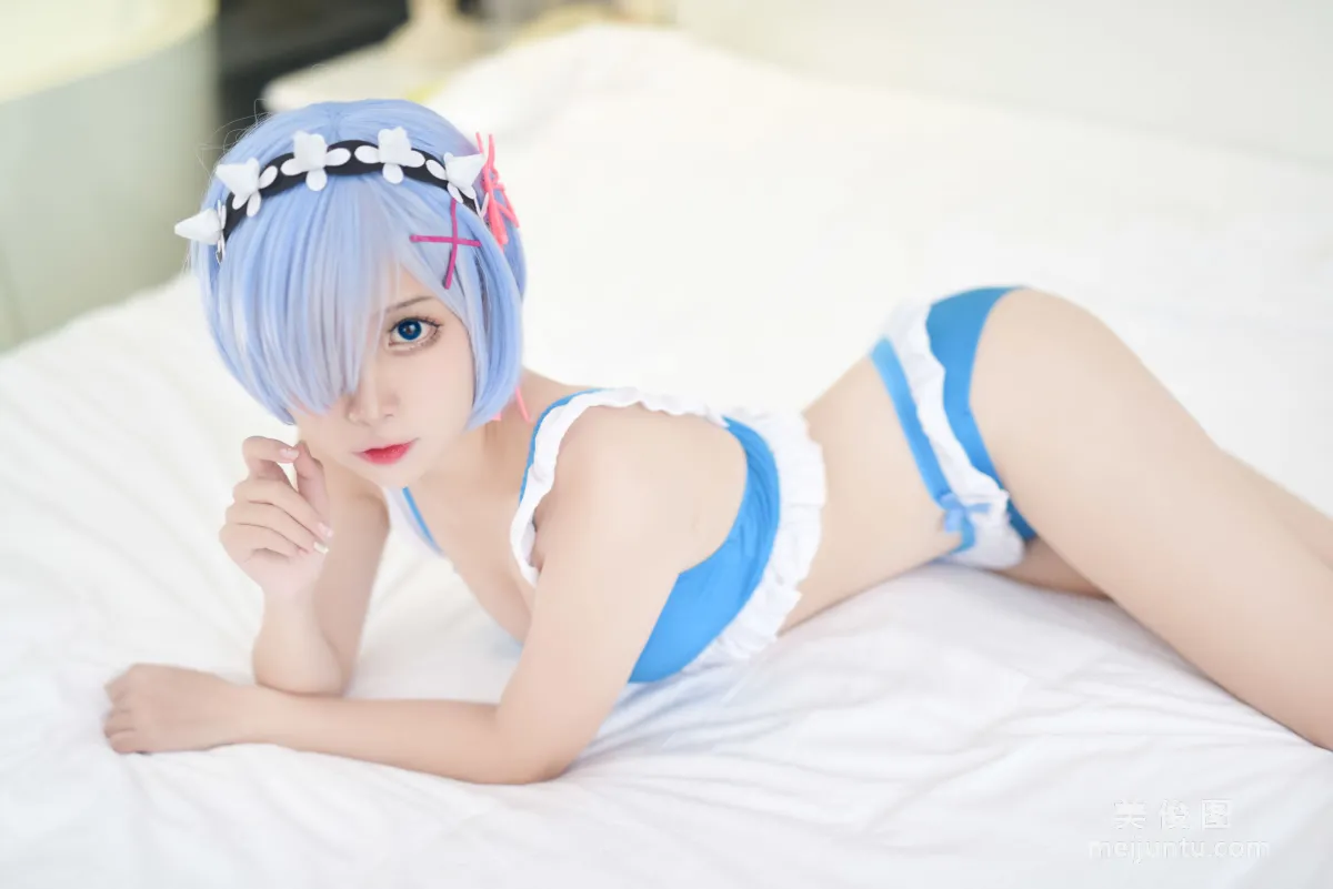 [Cosplay] 人氣Coser二佐Nisa - 蕾姆泳衣 2