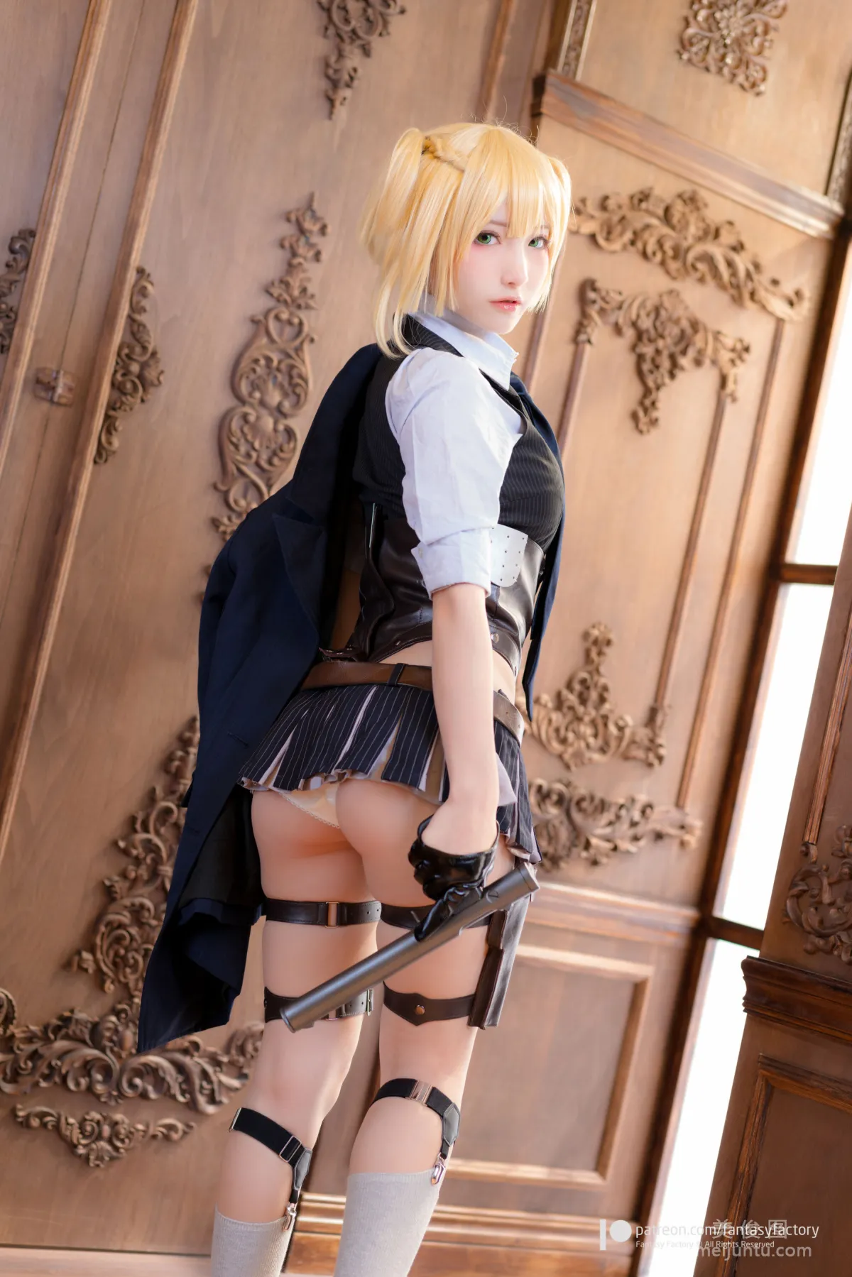 [Cosplay] Xiao Ding, Fantasy Factory, Nurse and School Swimsuit photo 33