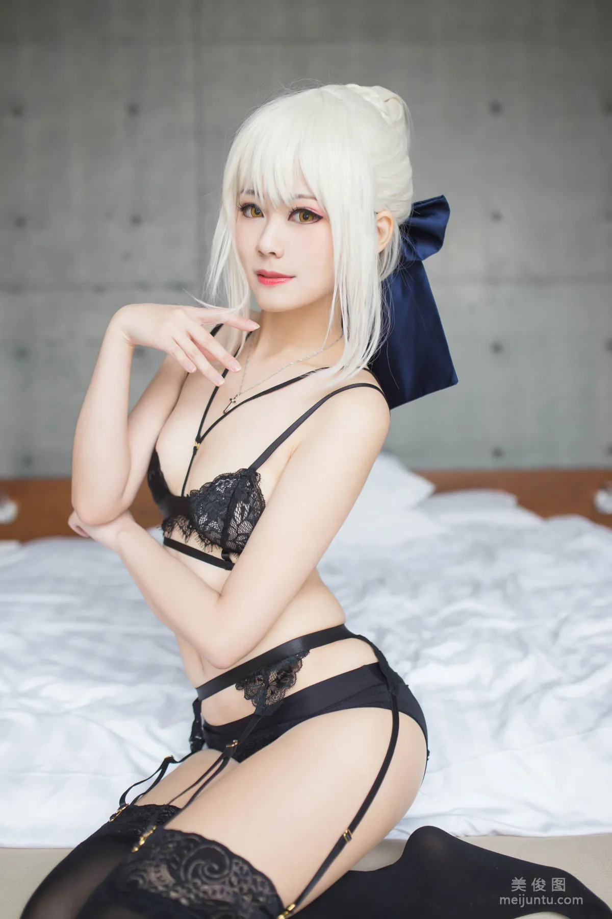 [Cosplay] Xuan KaYa - Black Jeanne Black Alter Lingerie photo 3