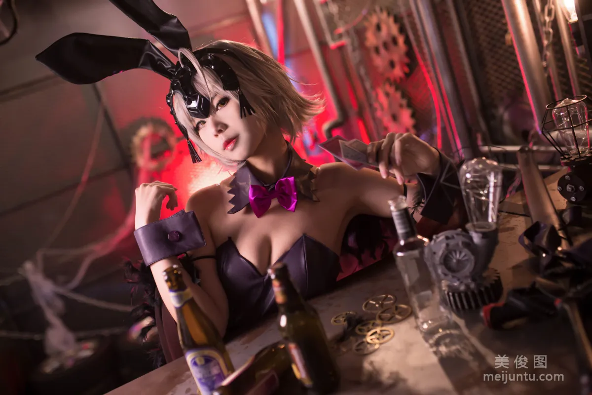 [Cosplay] Coser Xuan KaYa, Black Jeanne Bunny Girl photo 2