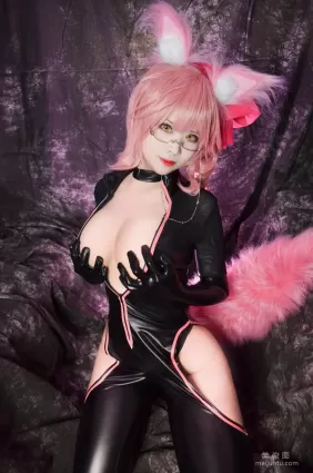[Cosplay] 萱-KaYa - 玉藻前 皮衣Ver