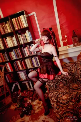 [Cosplay] 萌寵博主yui金魚 - 時崎狂三 黑裙 寫真集
