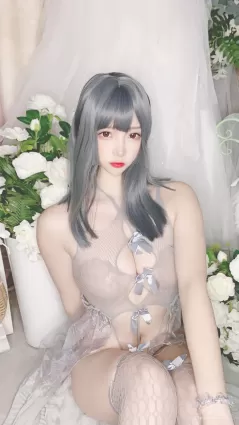 [Cosplay] 人氣Coser二佐Nisa - 藍色網狀比基尼