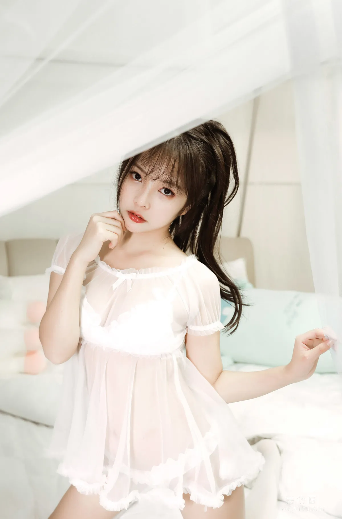 [Cosplay] Suyan Yana Yi - White Cat Ear Headwear photo 9