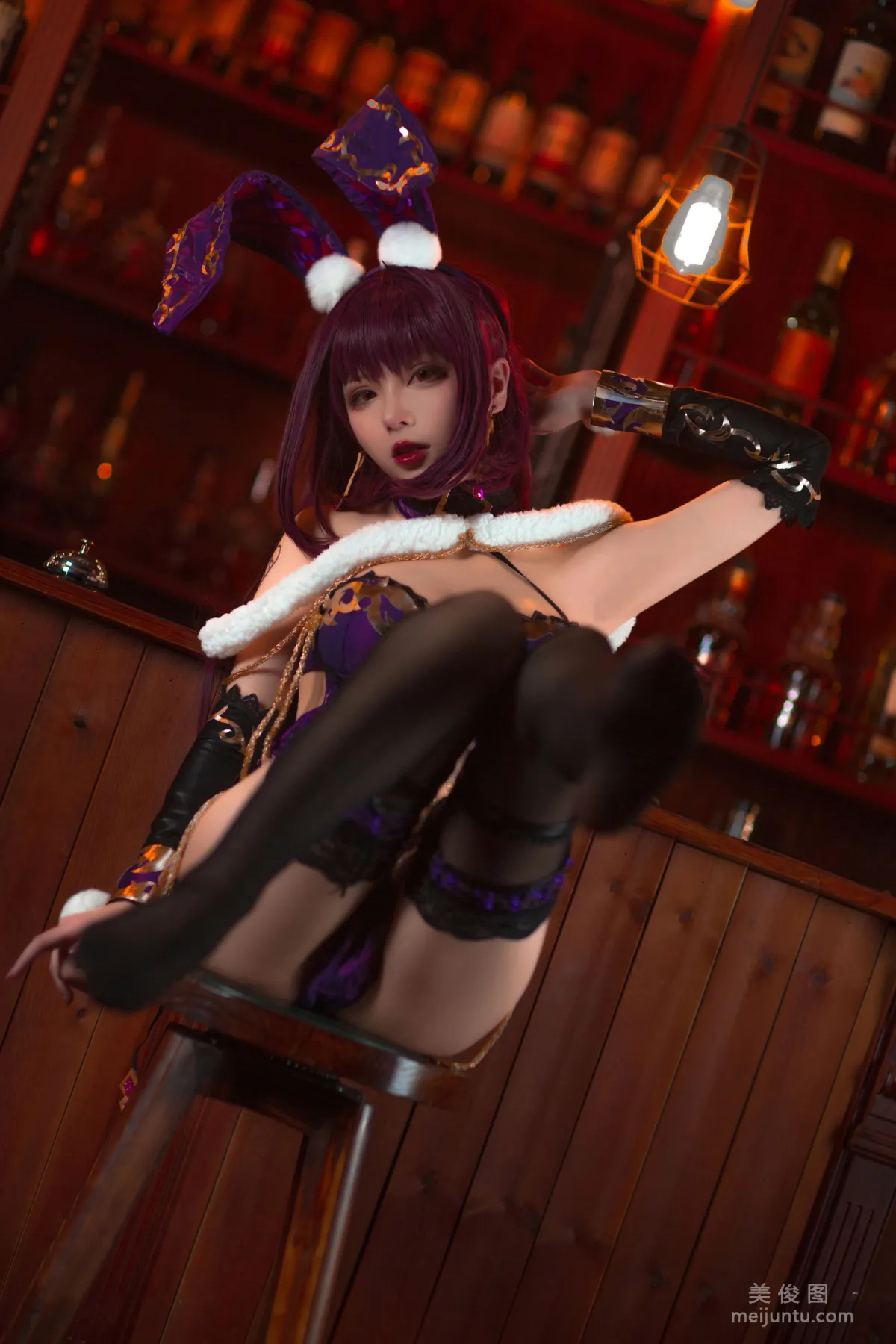[Cosplay Photos] Qisikuai wii, Scathach Bunny Girl photo 6