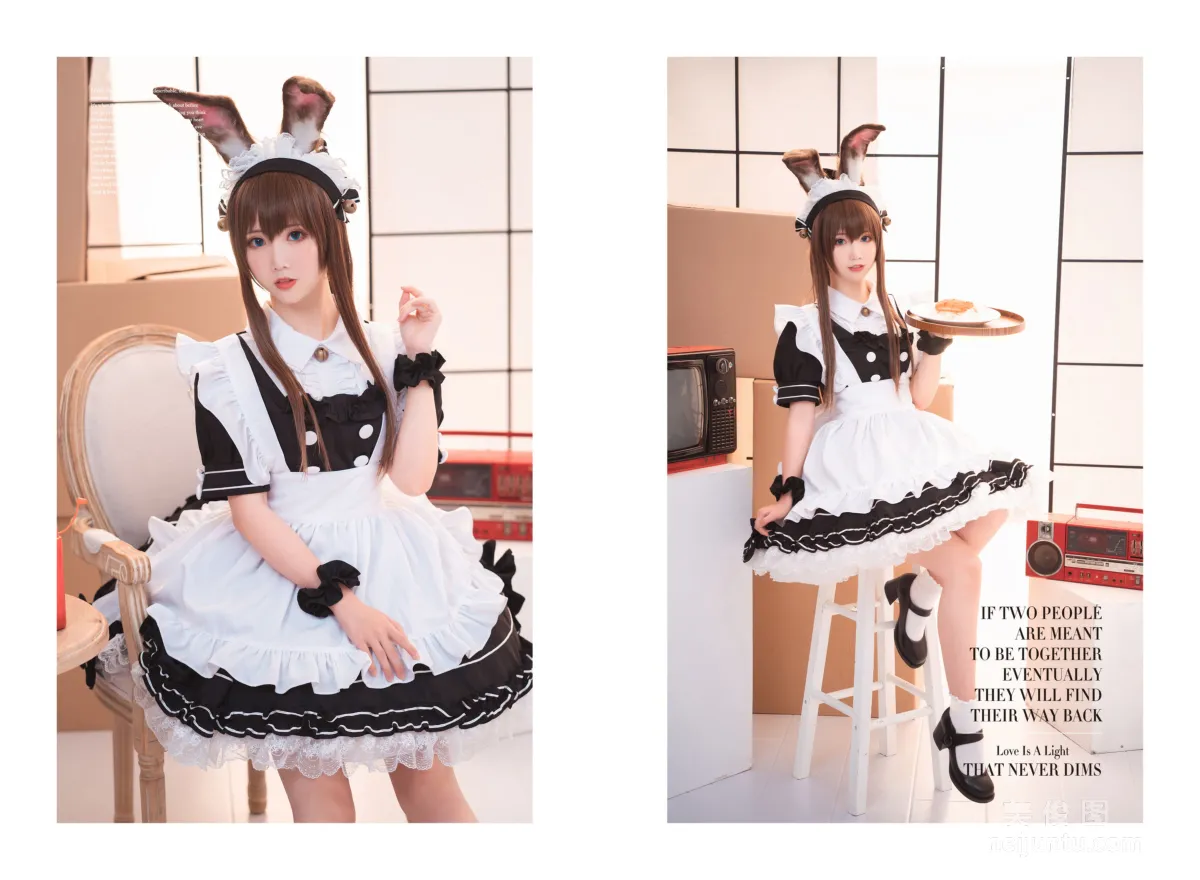 [Cosplay] Cute Popular Coser Mianbing Xianer - Amiya Maid photo 2