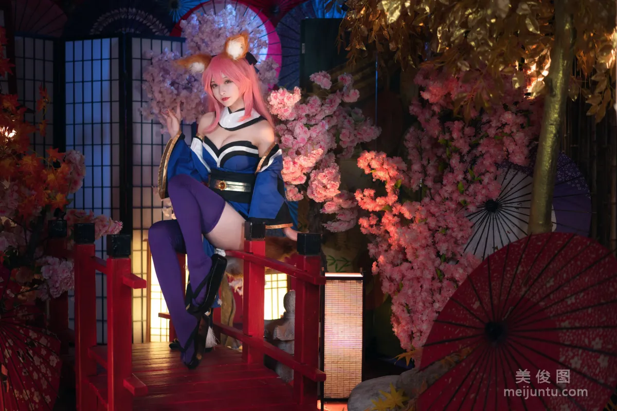 [Cosplay] Anime Blogger Tieban Shaogui Wu w - Tamamo no Mae Original Skin photo 32