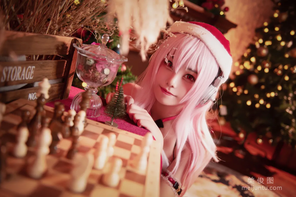 [Cosplay] Mizhi Maoqiu - Christmas Sonico 2 photo 6