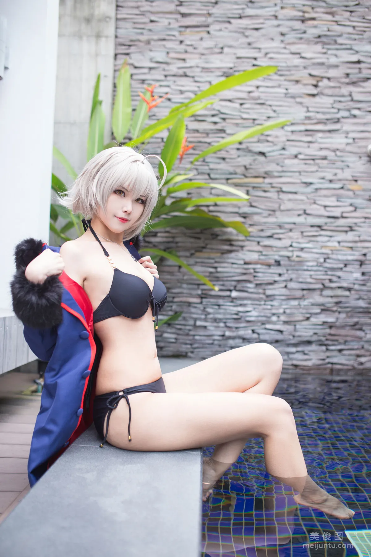 [Cosplay] Xuan KaYa - Black Jeanne Black Alter Lingerie photo 70