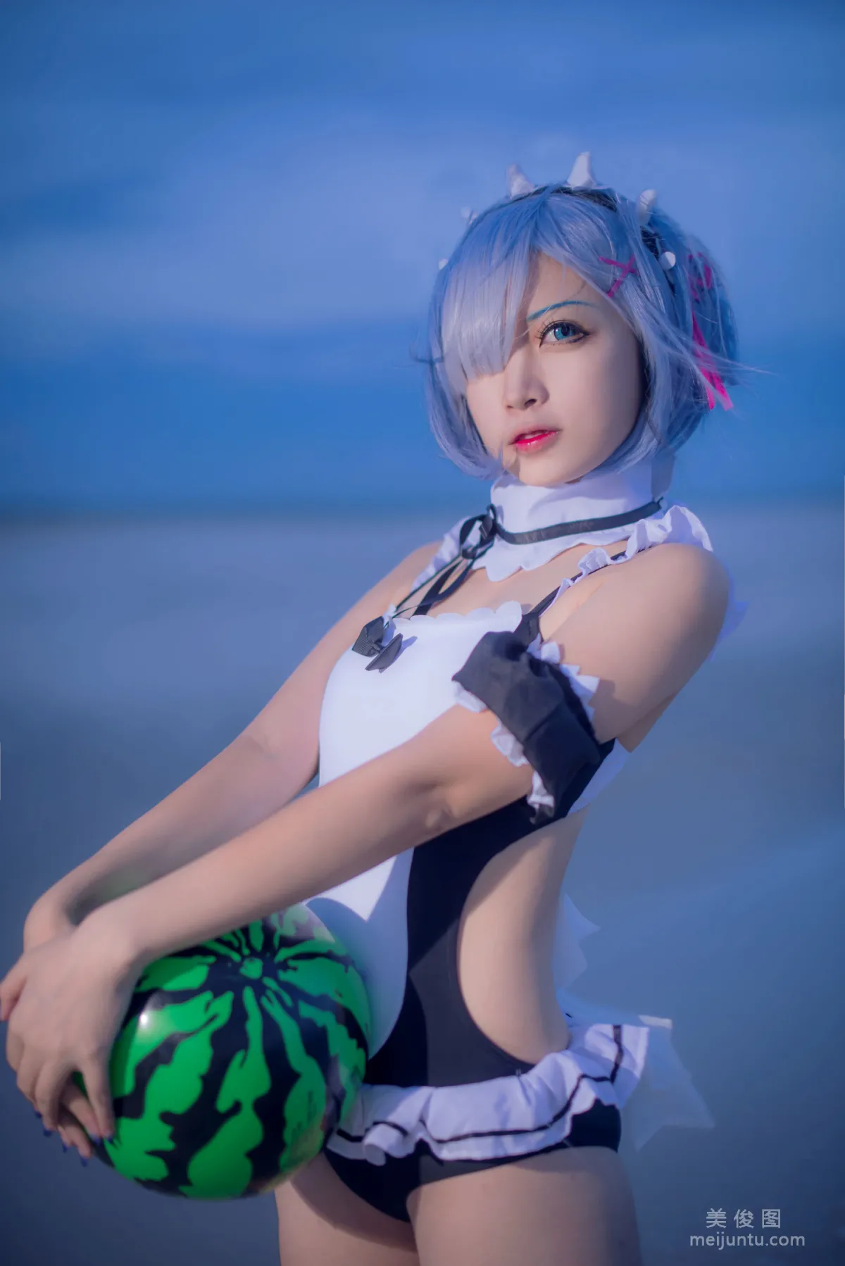 [Cosplay] 人氣Coser二佐Nisa - 蕾姆泳衣 7
