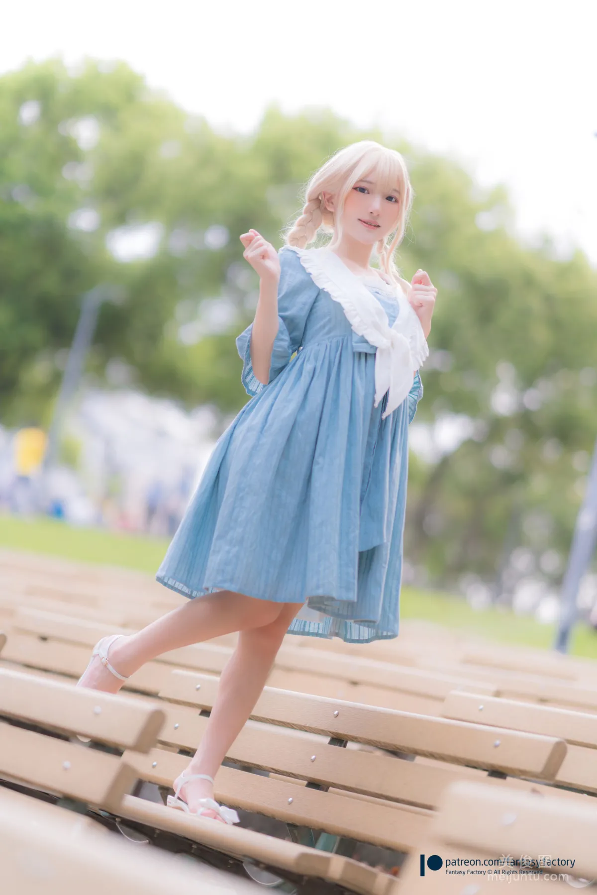 [Cosplay] Xiao Ding, Fantasy Factory - Maid, JK, School Swimsuit photo 83