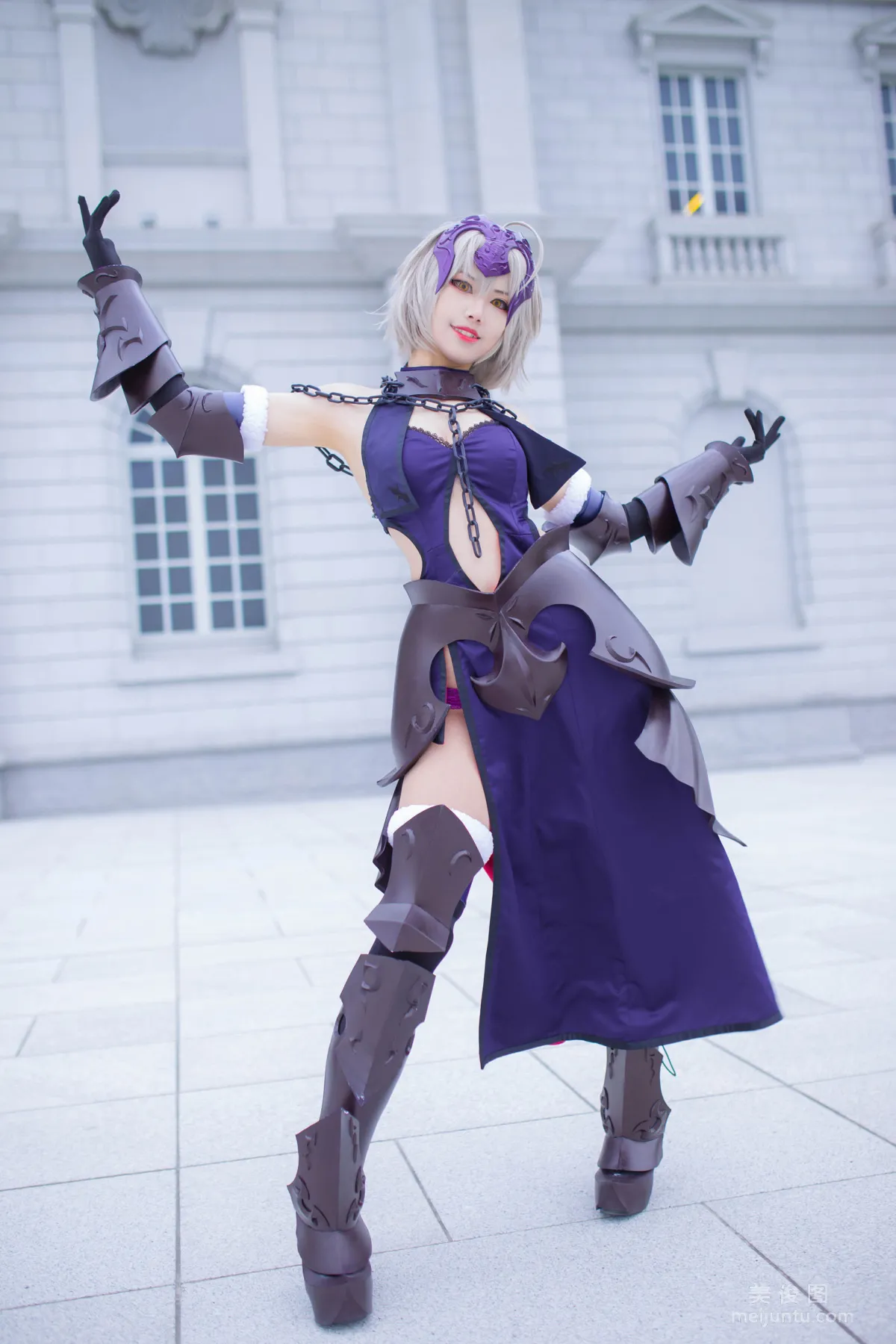 [Cosplay Photos] Coser Xuan-KaYa, Black Jeanne Black Ahoge photo 24