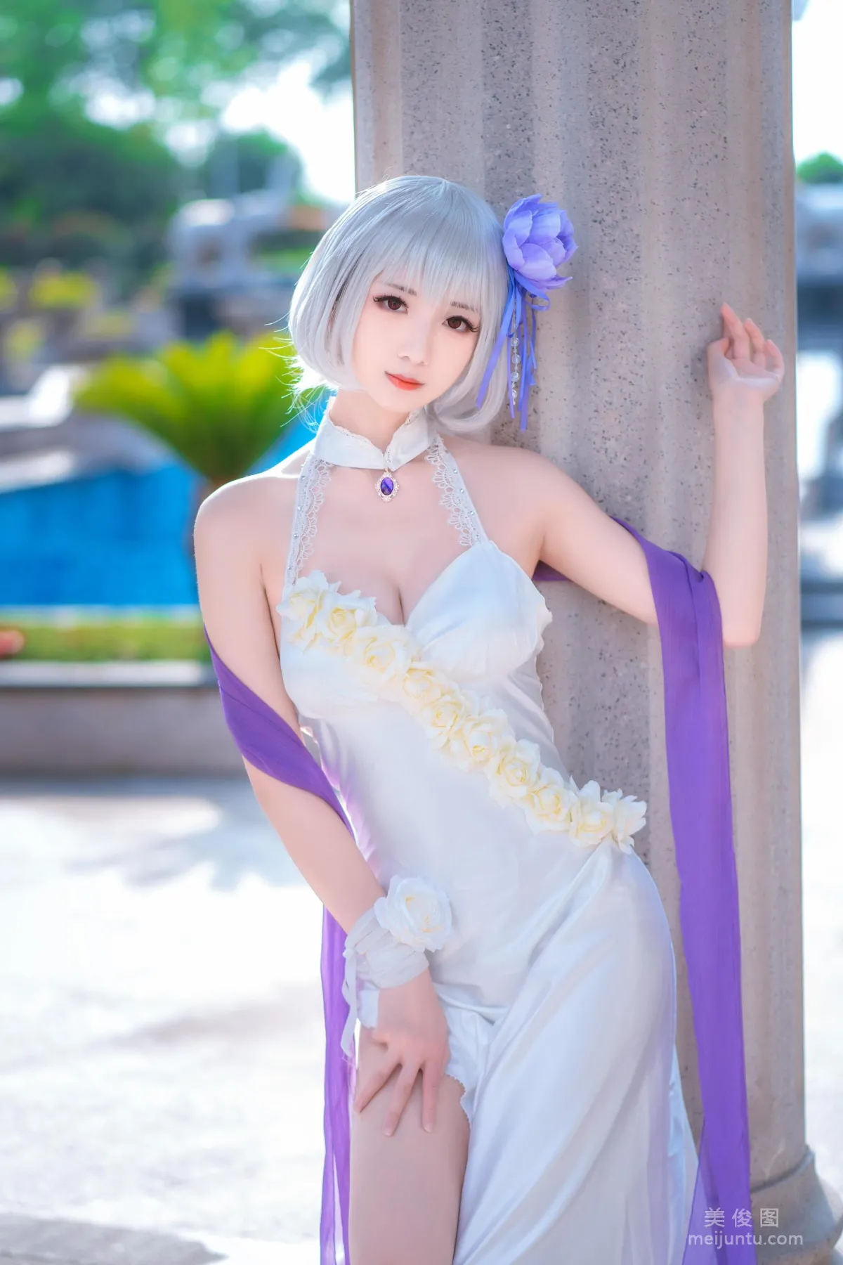 [Cosplay] 弥音音ww - 天狼星 纯白蔷薇1