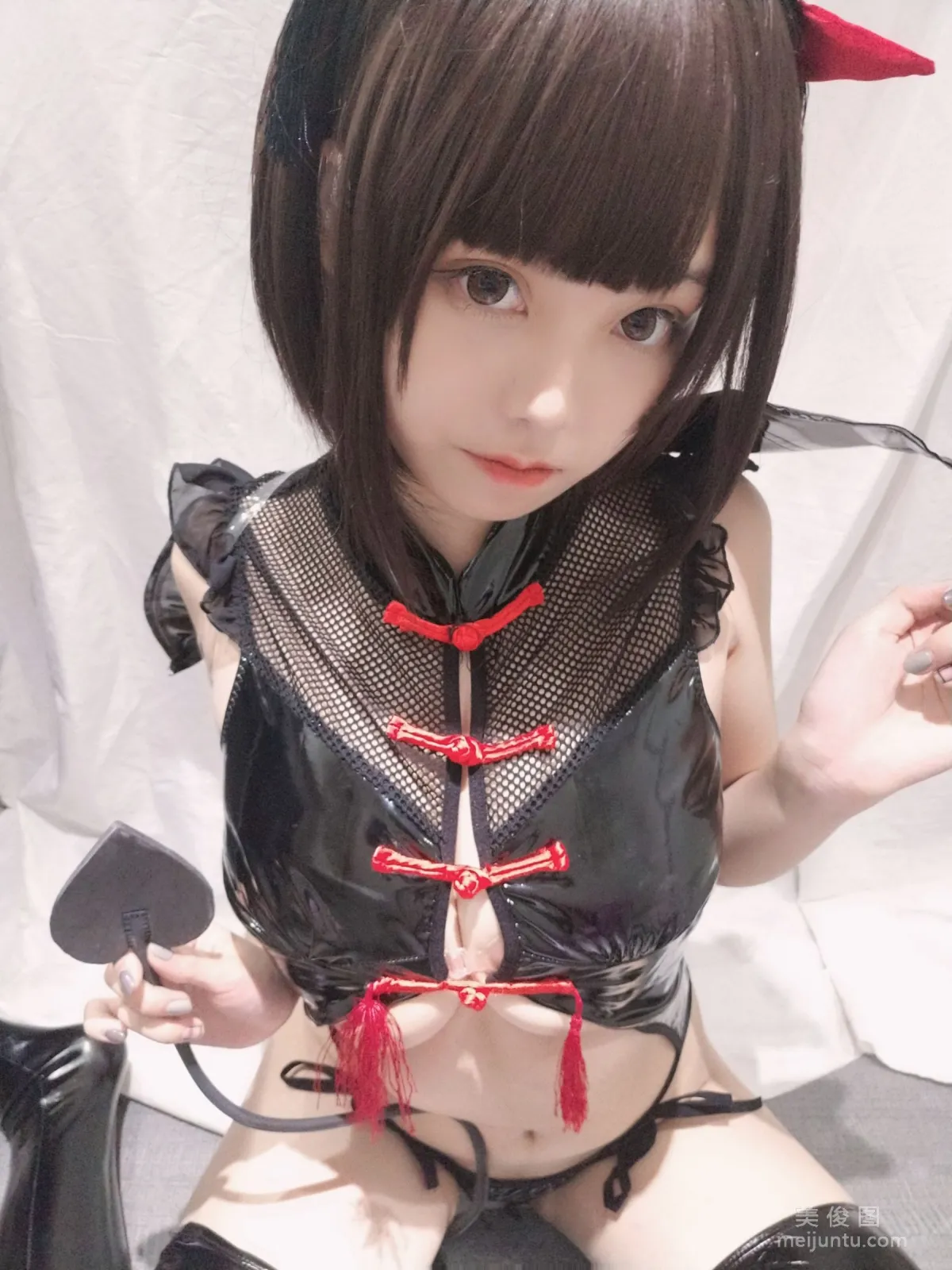 [Cosplay] Cute Girl Mizhi Maoqiu, Little Devil Selfie Photo Set photo 19