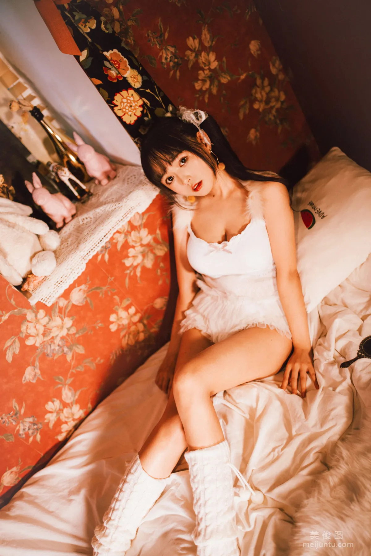 [Cosplay] Big-Eyed Cute Girl Heimaomao OvO, White Twin Tails photo 12