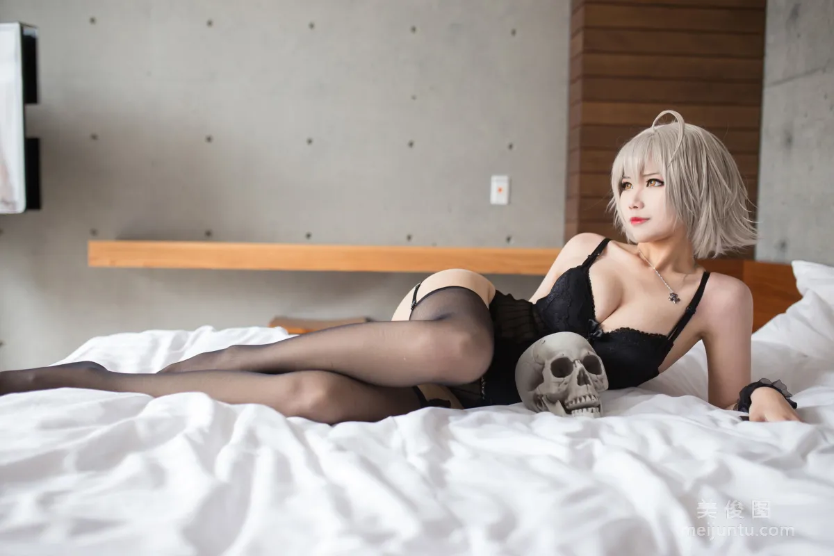 [Cosplay] Xuan KaYa - Black Jeanne Black Alter Lingerie photo 10