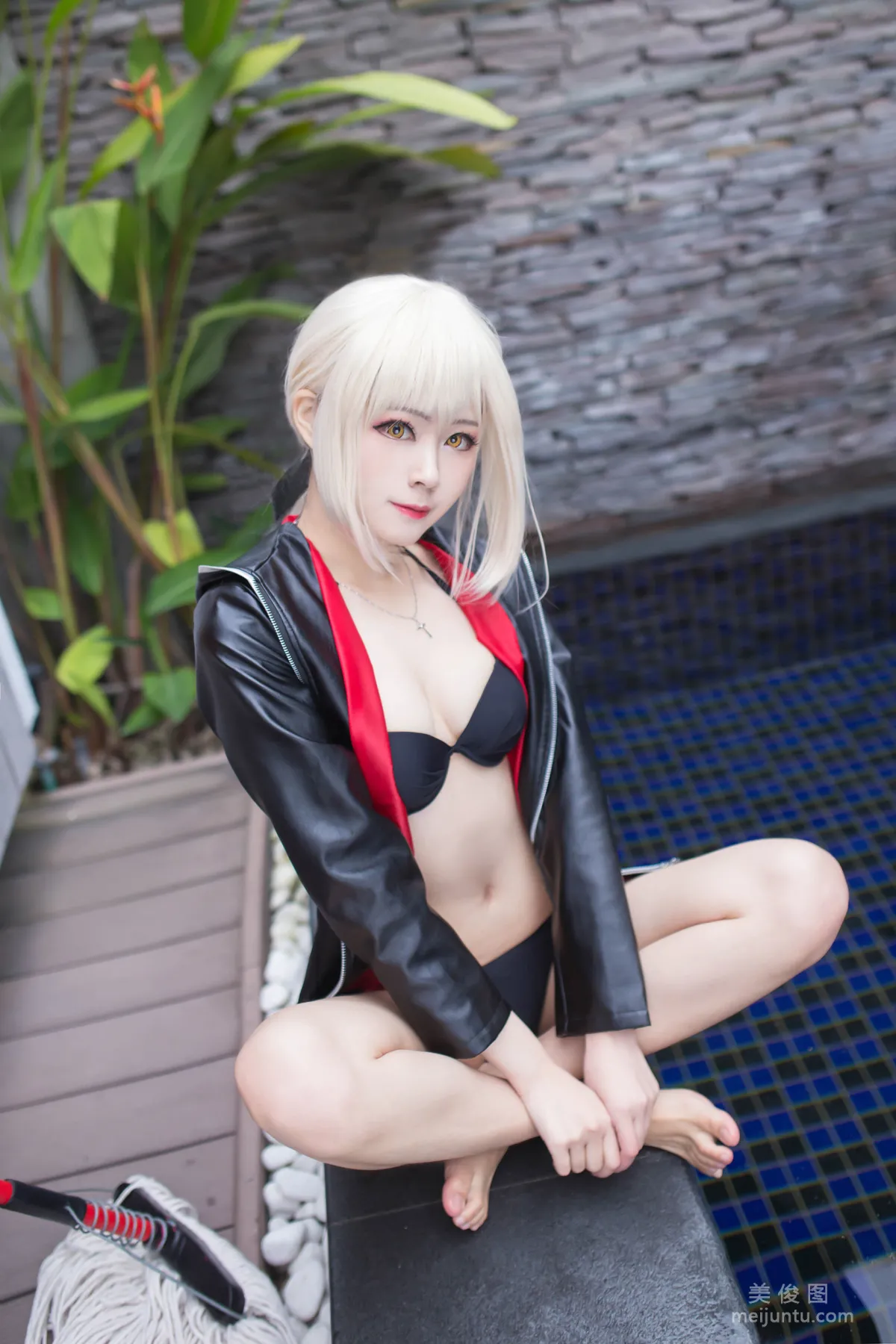 [Cosplay] Xuan KaYa - Black Jeanne Black Alter Lingerie photo 71