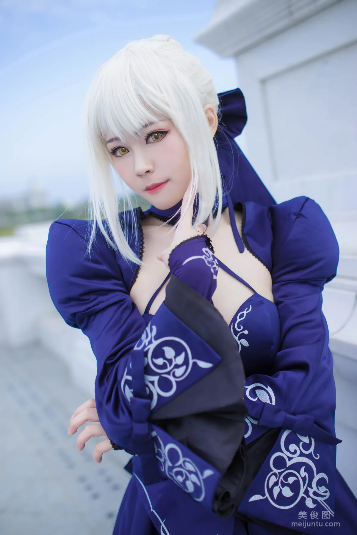 [Cosplay Photos] Coser Xuan-KaYa, Black Jeanne Black Ahoge photo 5