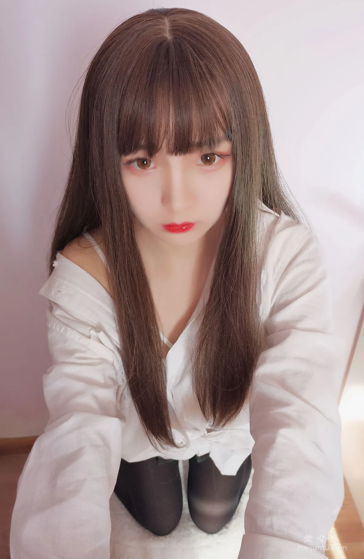 [Cosplay] 2D Beauty Guchuan kagura - Boyfriend Shirt photo 2