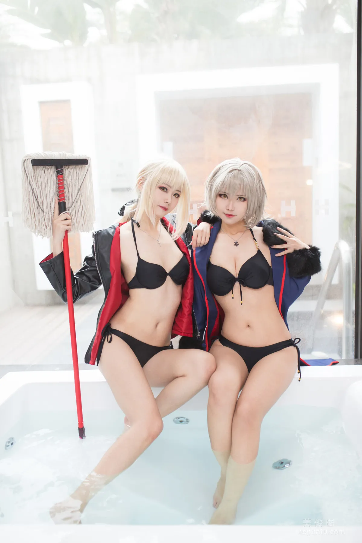 [Cosplay] Xuan KaYa - Black Jeanne Black Alter Lingerie photo 75