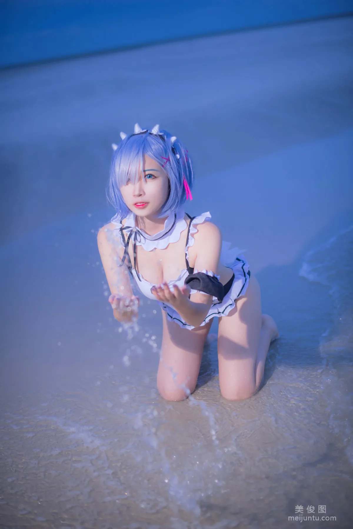 [Cosplay] 人氣Coser二佐Nisa - 蕾姆泳衣 11