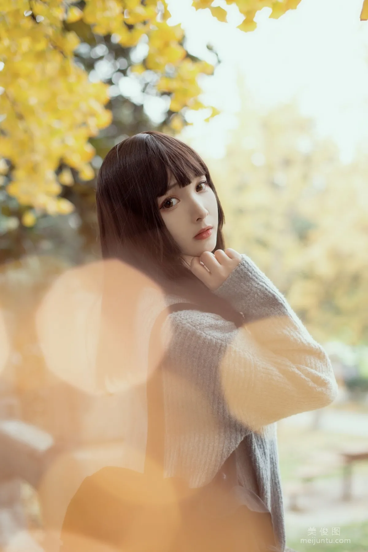 [Cosplay Photo] Guchuan kagura - Under the Ginkgo Tree photo 17
