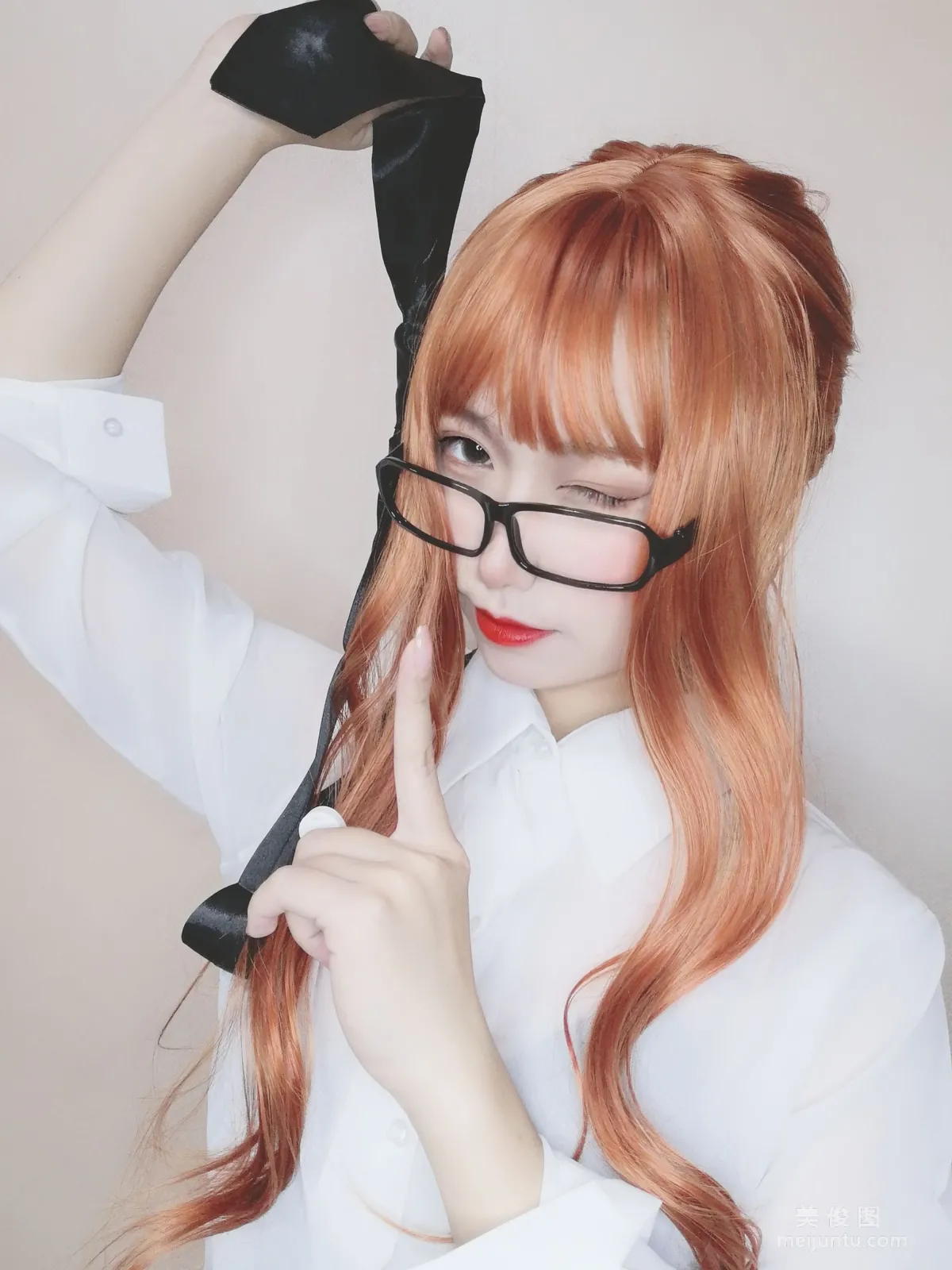 [Cosplay] 芋圆侑子SJ_ - 黑丝女教师 写真集8