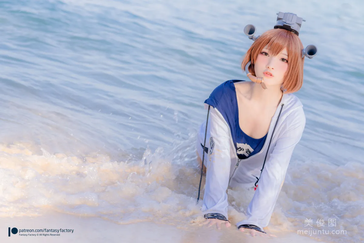 [Cosplay] Xiao Ding, Fantasy Factory - Maid, JK, School Swimsuit photo 15