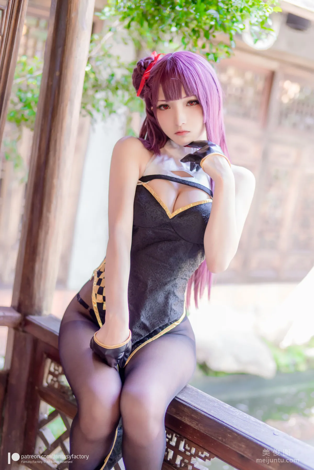 [Cosplay写真] 小丁 《Fantasy Factory》 - JK 情趣 旗袍47