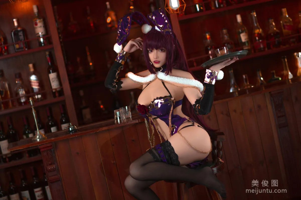 [Cosplay Photos] Qisikuai wii, Scathach Bunny Girl photo 20