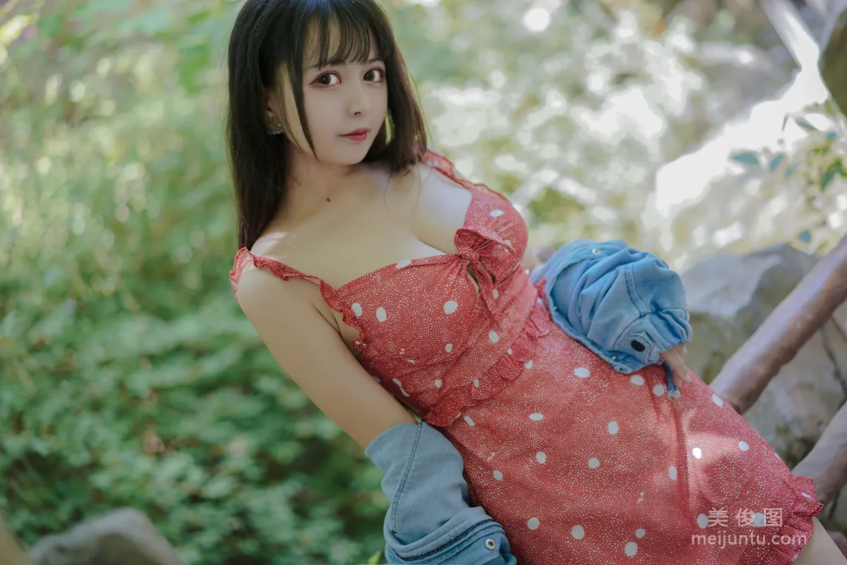 [Cosplay] Big-Eyed Cute Girl Heimaomao OvO - Strawberry photo 30