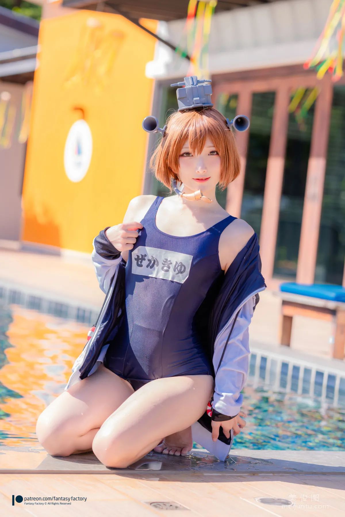 [Cosplay] Xiao Ding, Fantasy Factory - Maid, JK, School Swimsuit photo 40
