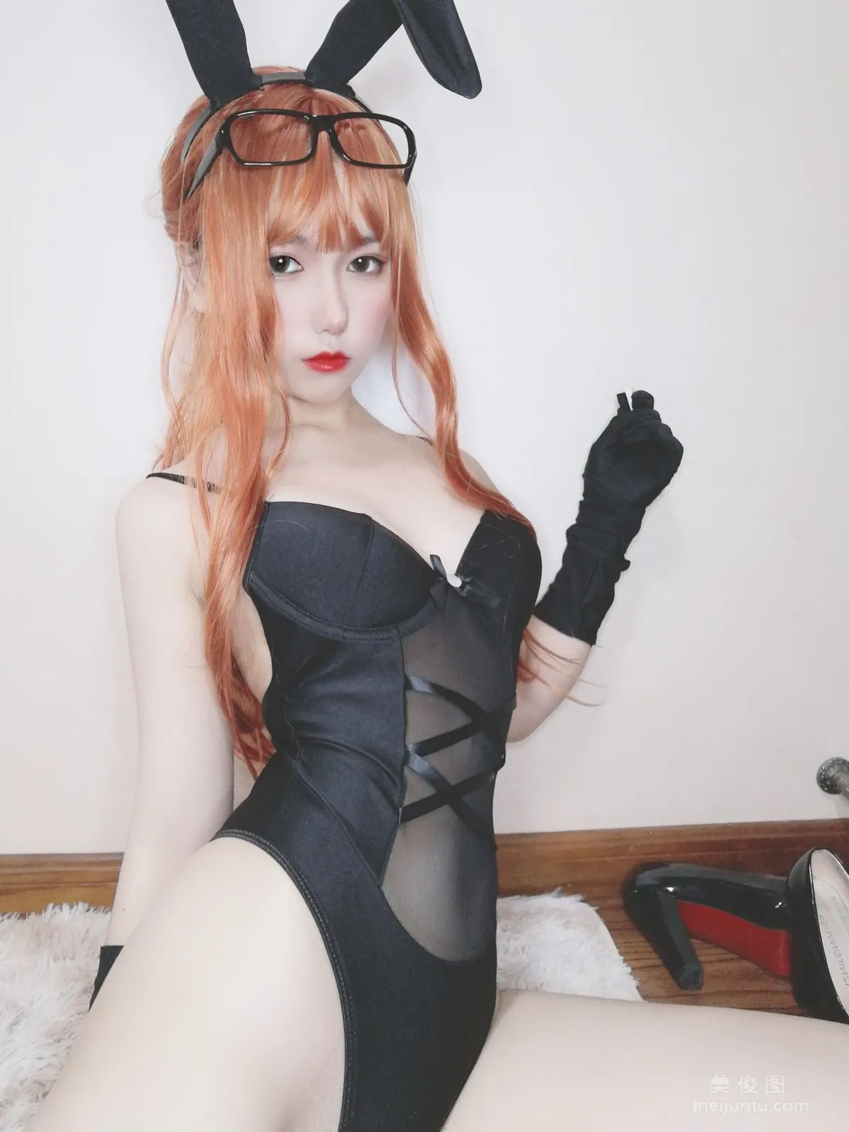[Cosplay] 芋圆侑子SJ_ - 黑丝女教师 写真集50
