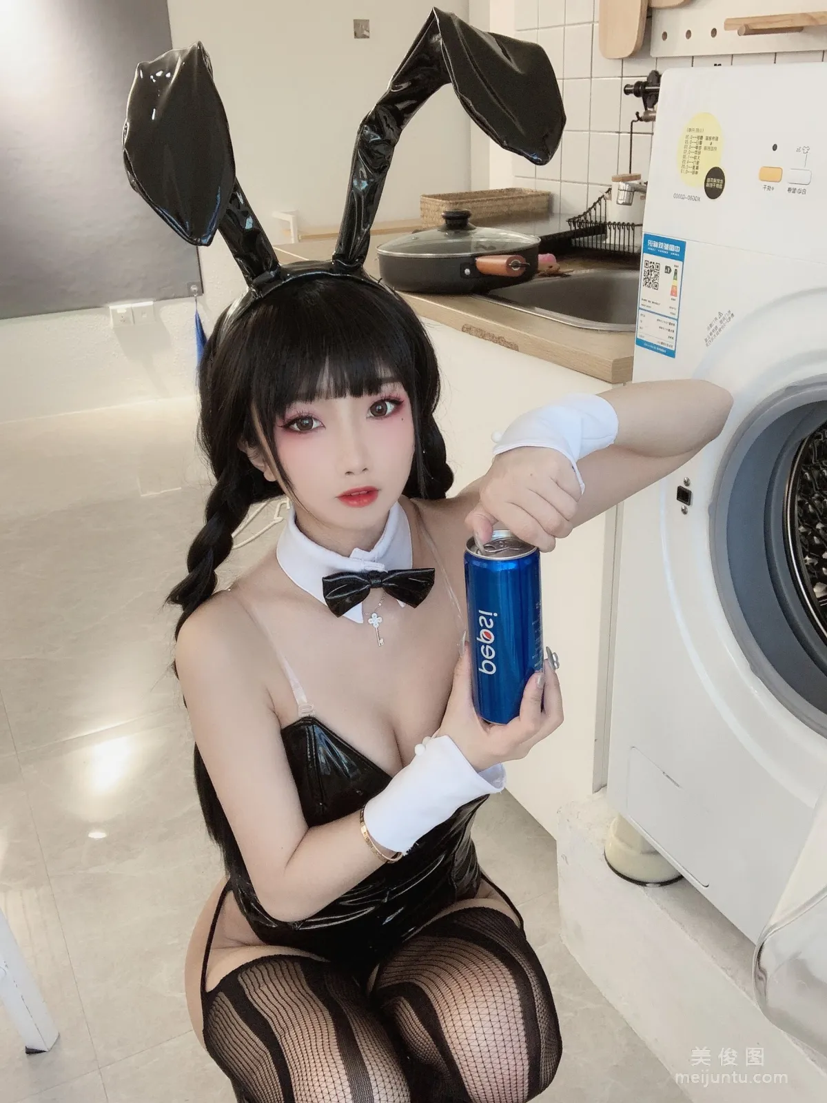[Cosplay] 鬼畜瑶 - 黑色兔女郎 写真集7