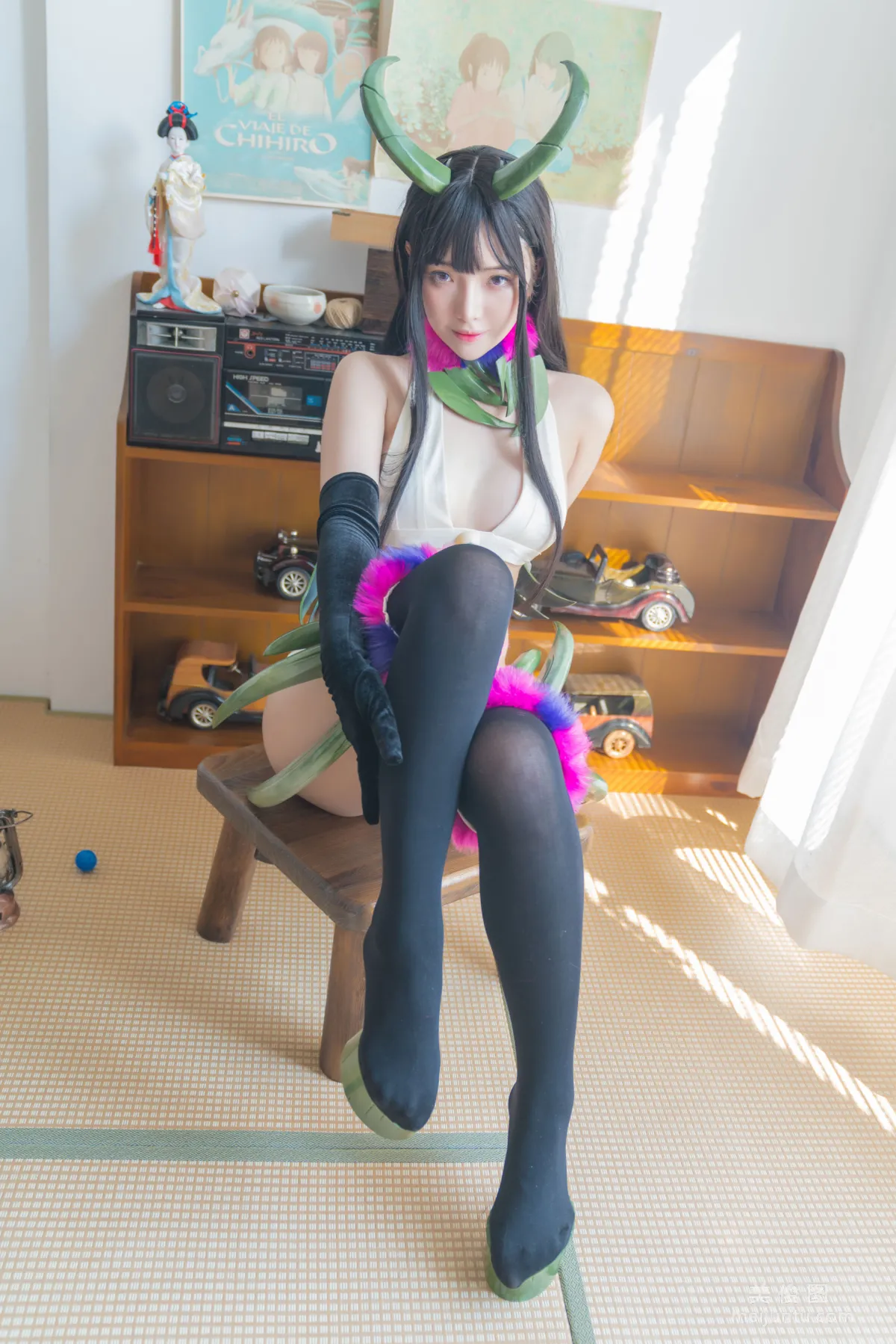 [Cosplay] Anime Blogger Wenmei Bujiang Daoli, Demon Sister Photo Set photo 22