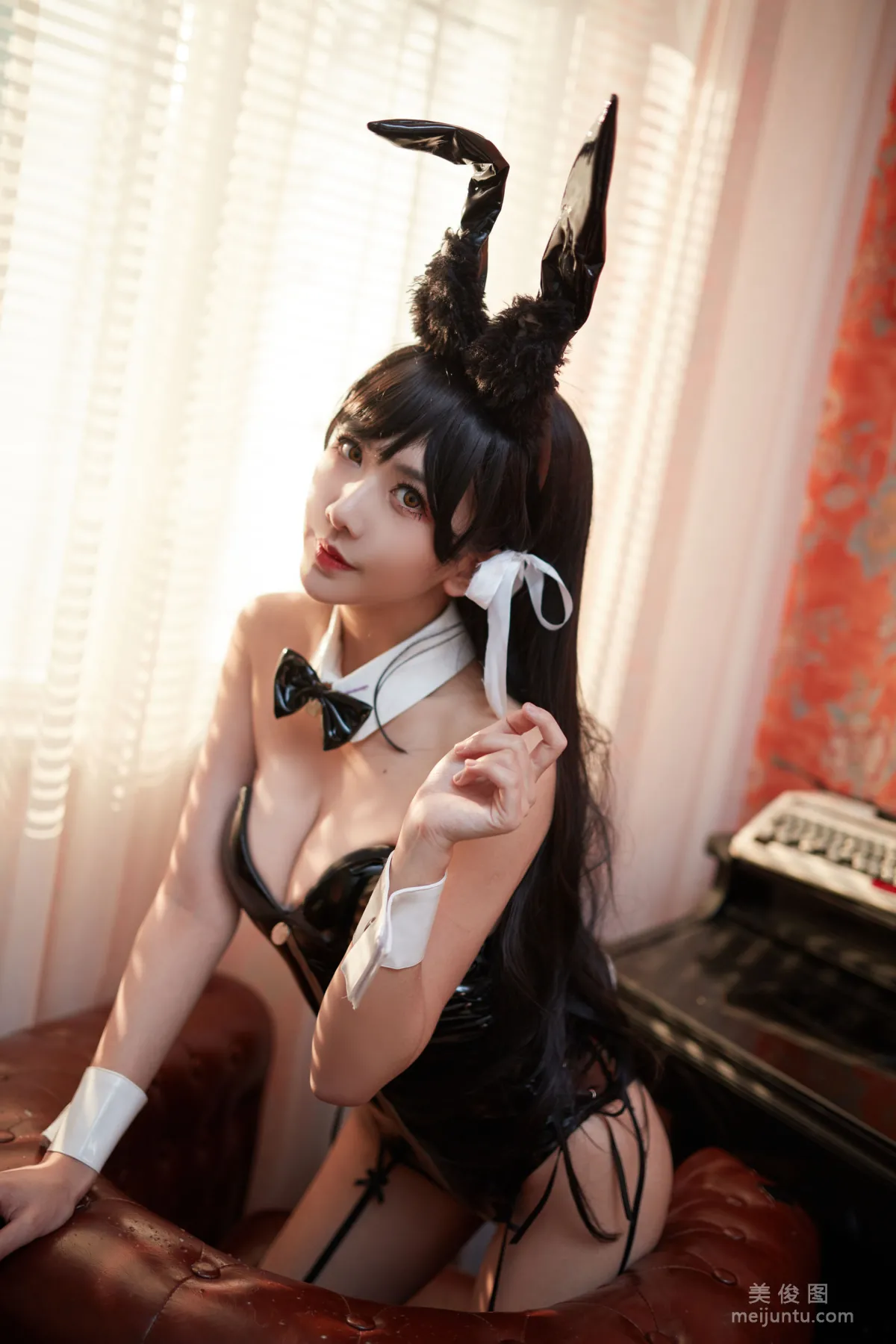 [Cosplay] Yuansha Ximiao Miaomiao, Atago Bunny Girl photo 10
