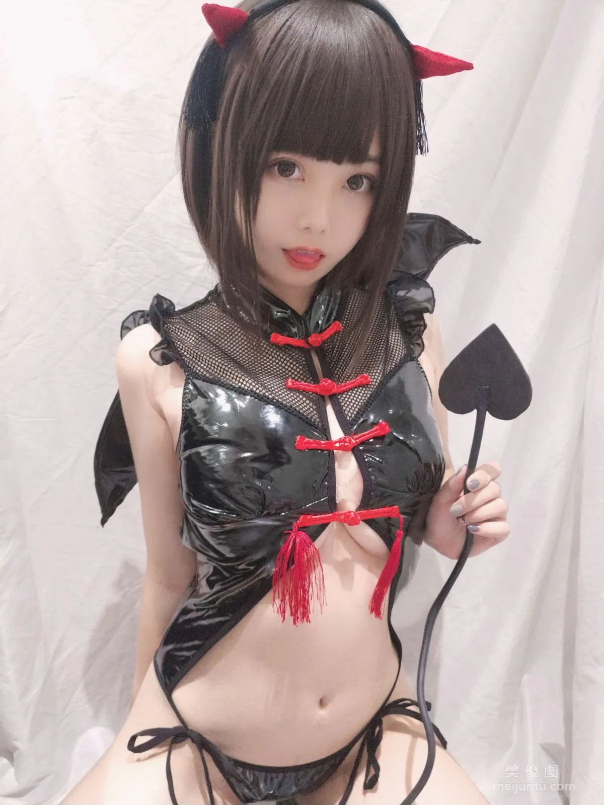 [Cosplay] Cute Girl Mizhi Maoqiu, Little Devil Selfie Photo Set photo 11
