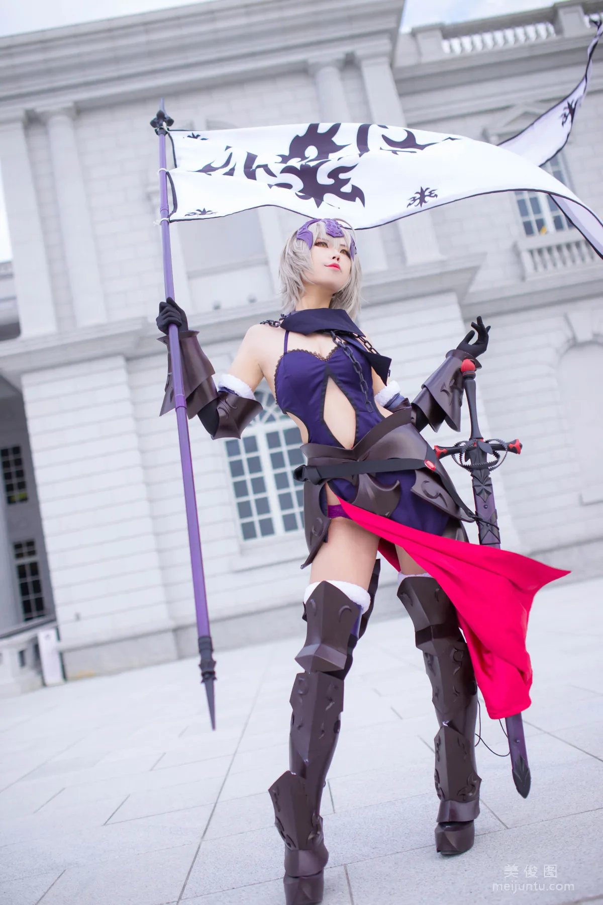 [Cosplay Photos] Coser Xuan-KaYa, Black Jeanne Black Ahoge photo 12
