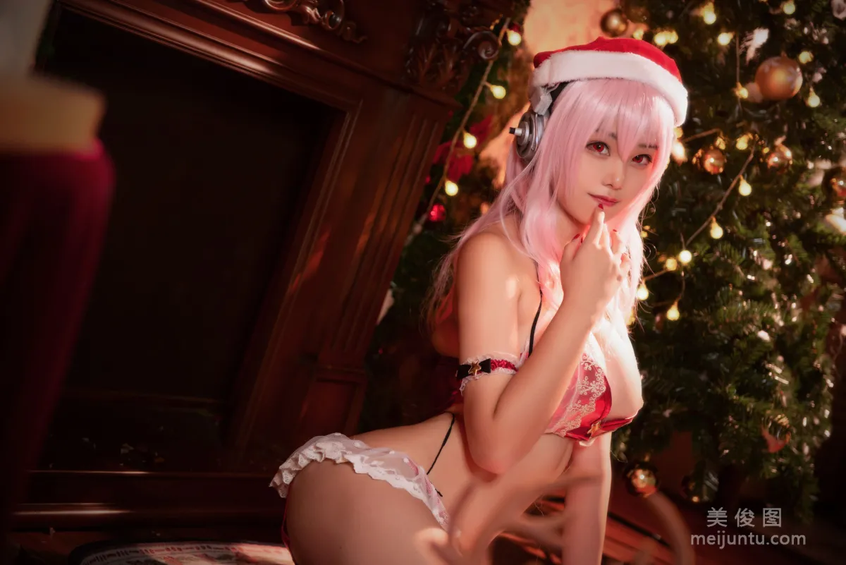 [Cosplay] Mizhi Maoqiu - Christmas Sonico 2 photo 7